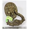 Image 1 : HEAVY BRASS VINTAGE DOOR KNOCKER