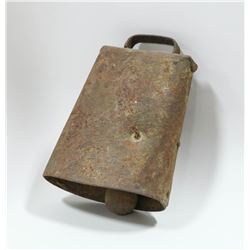 VINTAGE COW BELL WITH ORIGINAL DONGER