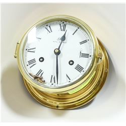 LOHATZ ROYAL MARINER BRASS SHIPS CLOCK