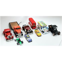 FLAT OF VARIOUS VINTAGE DIECAST CARS