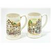 Image 1 : LOT OF 2 VINTAGE ENGLISH SADLER BEER MUG