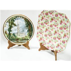 ROYAL WINTON CHINTZ CAKE PLATE,SALISBURY CATHEDRAL