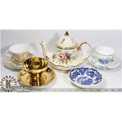 BOX W/FINE CHINA (MADE IN ENGLAND) - TEA