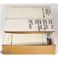 3 BOXES OF HOCKEY 1992-1994. OVER 2000 CARDS