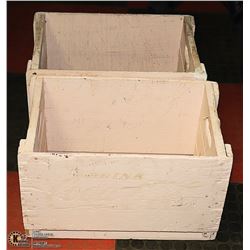 LOT OF  2 PEPSI COLA VINTAGE CRATES