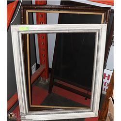 LARGE PICTURE FRAMES - 1 WHITE 30" X 36" AND