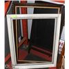 Image 1 : LARGE PICTURE FRAMES - 1 WHITE 30" X 36" AND
