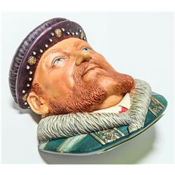 KING HENRY THE VIII MADE IN ENGLAND BUST.