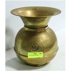 VINTAGE BRASS SPITOON.