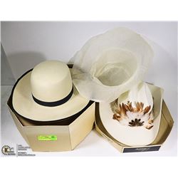 LOT OF 2 STESTON COWBOY HATS.