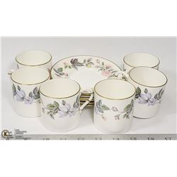ROYAL WORCHESTER FINE BONE CHINA CUP AND SAUCER