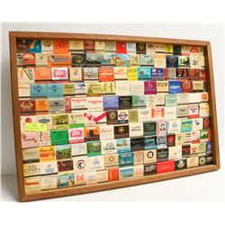 LARGE COLLECTION OF 6 DISPLAY SHADOW BOXED MATCH