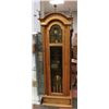 Image 1 : VINTAGE WOOD 7' TALL GRANDFATHER CLOCK. FURNITURE