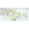 Image 1 : 8-PIECE SILVER PLATED BRASS CUPS WITH TWO