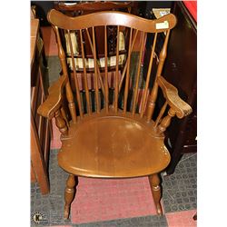 MAPLE WOOD ROCKING CHAIR. FURNITURE