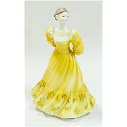 8" LADIES OF FASHION "WENDY" COALPORT BONE