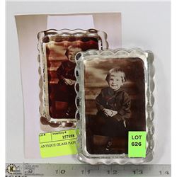 ANTIQUE GLASS PAPERWEIGHT