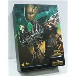 HOT TOYS 1:6 SCALE GROOT AND ROCKET DELUXE GIFT