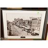 Image 1 : 1920 JASPER AVE FRAMED BLACK AND WHITE PICTURE