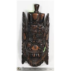 WOOD CARVED WALL HANGING MASK