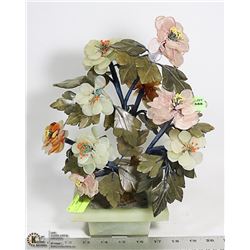 MULTI JADE FLOWER ORNAMENT
