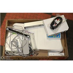 NINTENDO WII WITH WII FITNESS PAD