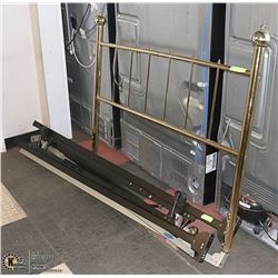LOT OF BEDRAILS, SOLD WITH BRASS DOUBLE SIZE