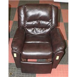 CHILDRENS LEATHERETTE RECLINING CHAIR
