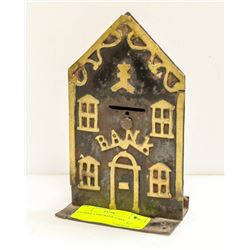 ANTIQUE COIN BANK CAST