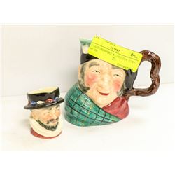 STAFFORDSHIRE CHARACTER JUGS