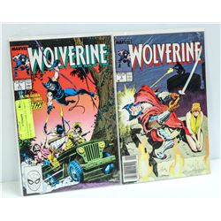 2 X WOLVERINE COMICS # 3 AND # 5 COLLECTORS