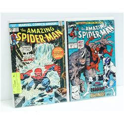 2 X AMAZING SPIDER MAN COMICS # 151 AND # 344 KEY
