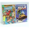 Image 1 : 2 X GIANT JL OF A # 140 AND HULK # 331 COLLECTOR