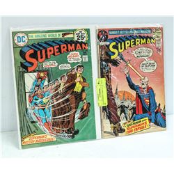 2 X SUPERMAN COMICS # 250 AND # 283