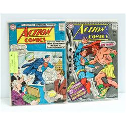 2 X ACTION COMICS # 305 AND # 35 EARLY SUPERMAN
