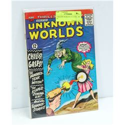 UNKNOWN WORLDS # 43 COMIC 1965 VF