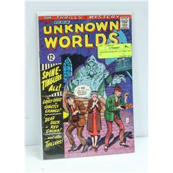UNKNOWN WORLDS # 52 COMIC 1966 VF