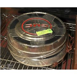 SET OF 4 GMC VINTAGE PICK UP TRUCK HUB CAPS