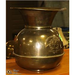 PONY EXPRESS BRASS SPITOON