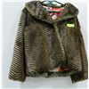 Image 1 : SIZE 12 SVETLANA FAUX FUR JACKET.