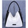 Image 1 : NEW LADIES WHITE ON BLACK PURSE