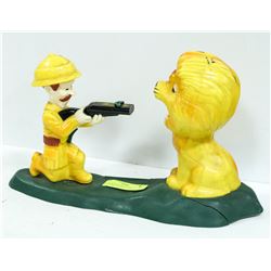 PLAY & SAVE SIR REGINALD SHOOTING LION HUNTER