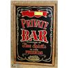 Image 1 : VINTAGE OAK FRAMED PRIVATE BAR SIGNED