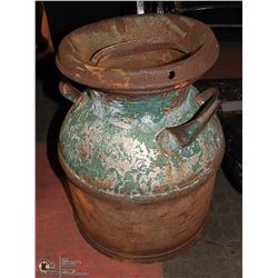 SMALL VINTAGE CREAM CAN