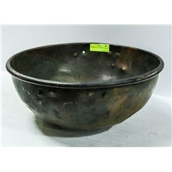 LARGE COPPER CAULDRON 17" ACROSS