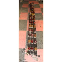 3 VINTAGE STAGE- CARNIVAL LIGHT BAR STRIPS EA 8