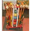 Image 1 : 1960'S CROQUET SET WOOD COMPLETE