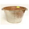 Image 1 : LARGE COPPER LINED POT 16" ACROSS