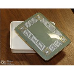 VINTAGE WEDGEWOOD BONE CHINA TRINKET BOX