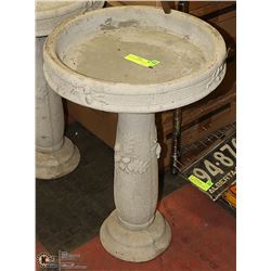 CONCRETE BIRDBATH 16" X 23"